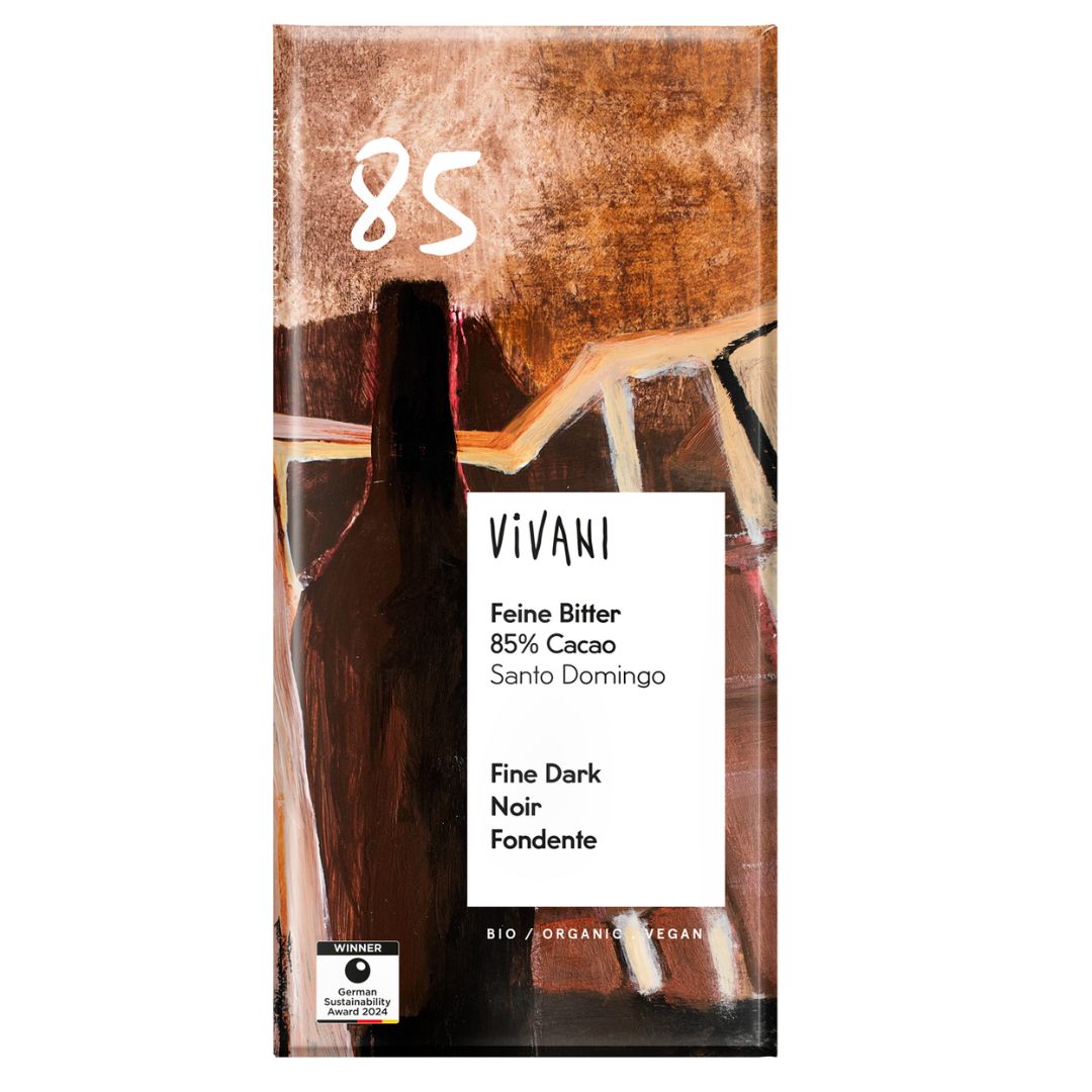 Organic Vivani 85% Fine Dark Chocolate Bar