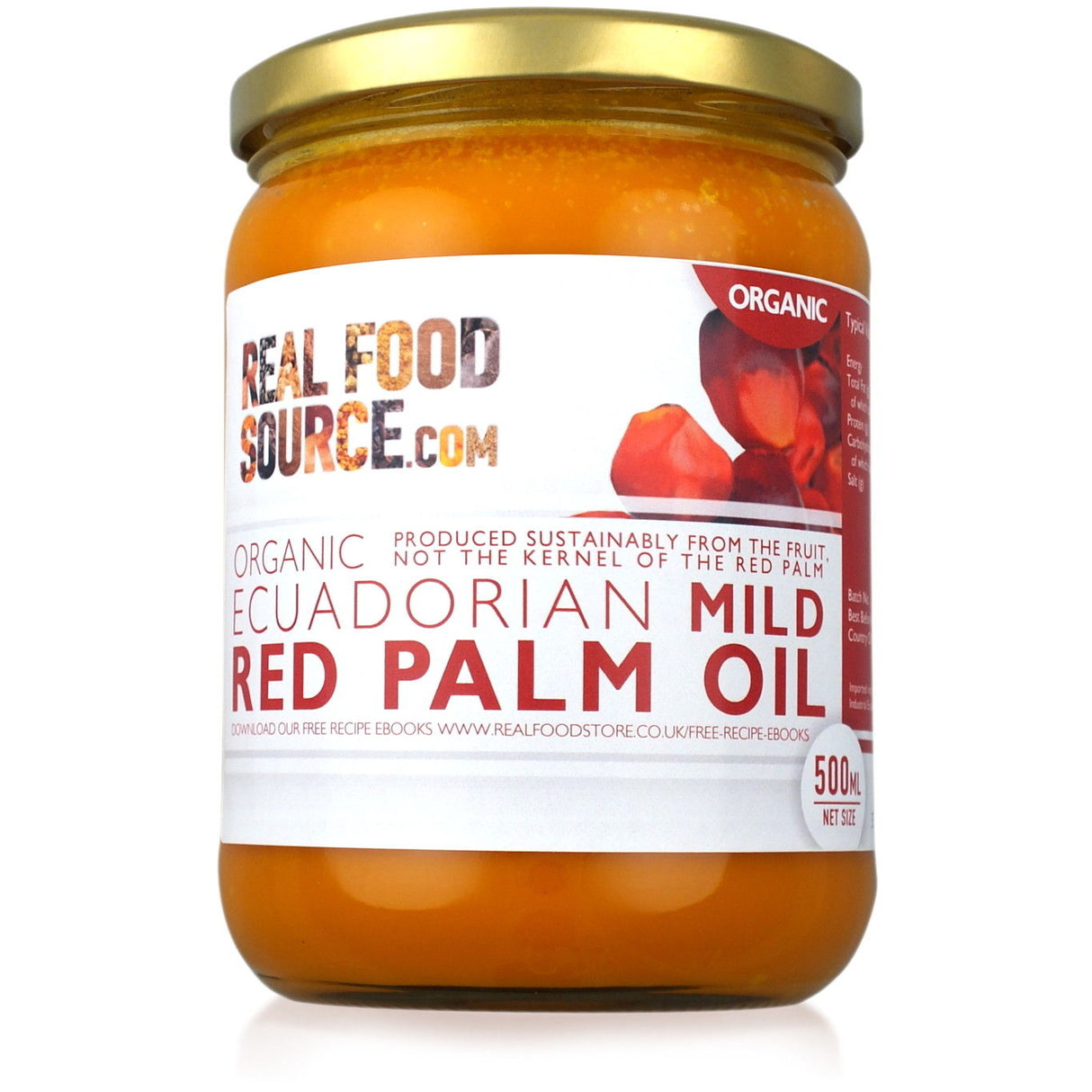 Organic Mild Red Palm Oil