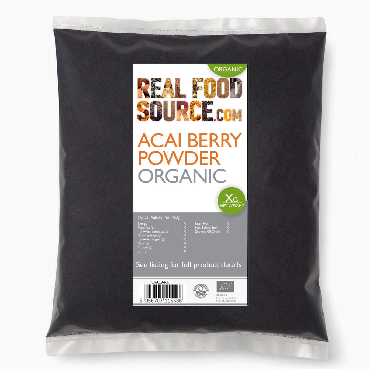 Acai Berry Powder, Organic