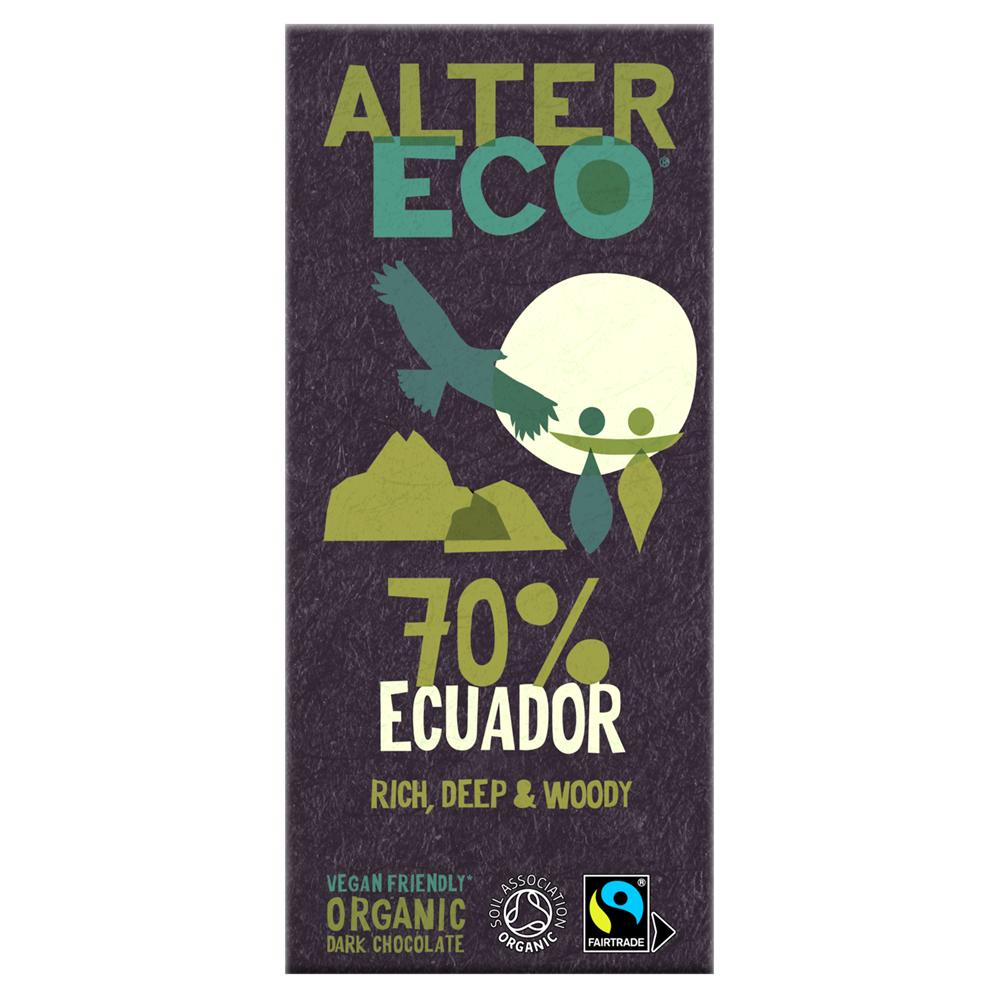 AlterEco Organic Dark Chocolate 70% Ecuador