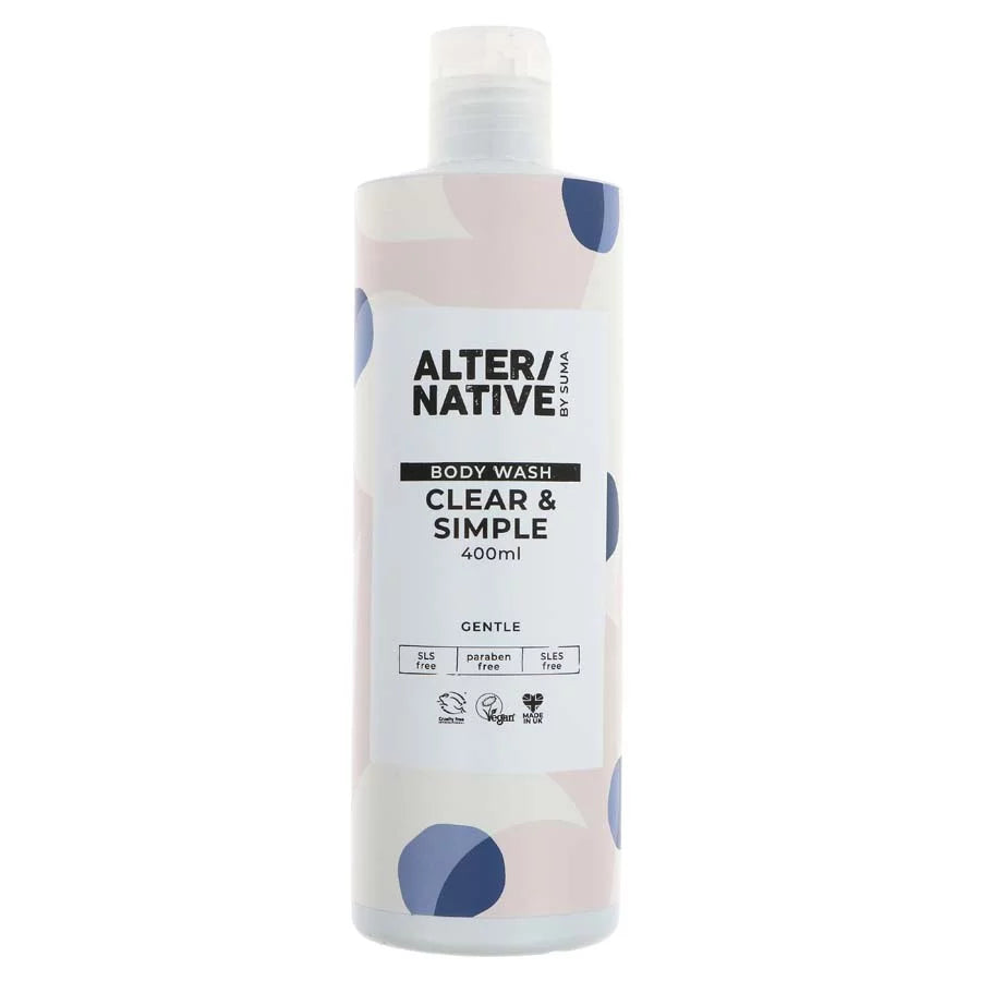 Alter/Native By Suma Clear and Simple Body Wash- 400ml