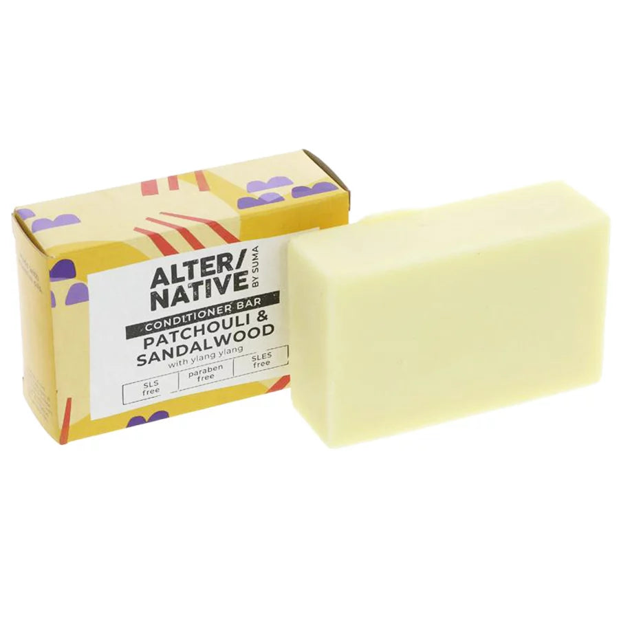 Alter/Native By Suma Conditioner Bar - Patchouli & Sandalwood - 90G