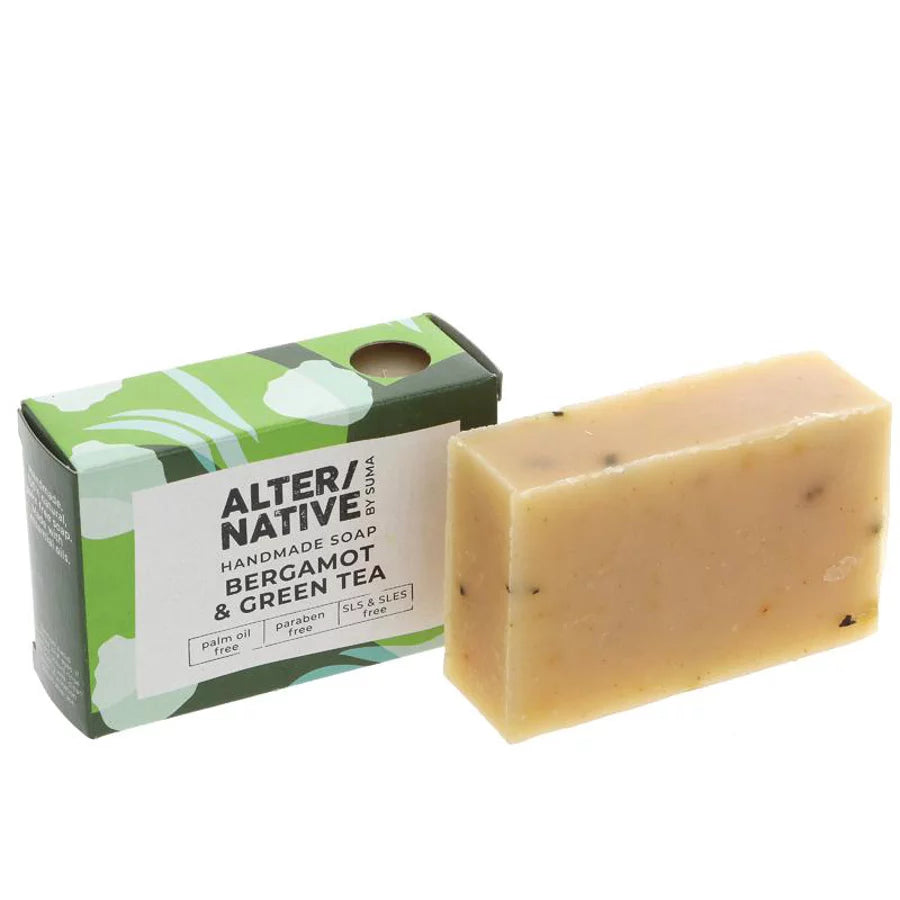 Alter/Native By Suma Handmade Soap - Bergamot & Green Tea - 95g