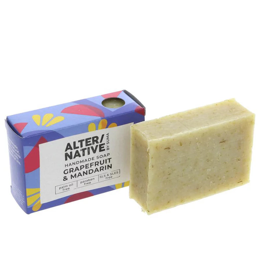 Alter/Native By Suma Handmade Soap - Grapefruit & Mandarin - 95g