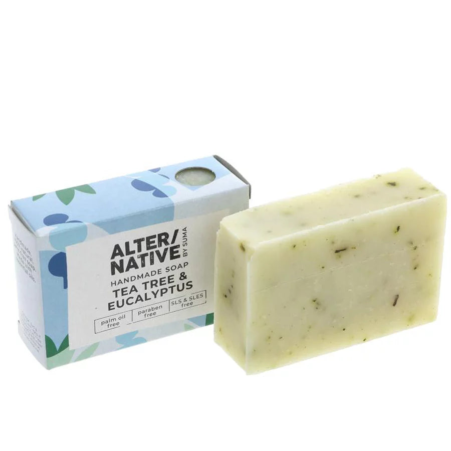 Alter/Native By Suma Handmade Soap -  Tea Tree & Eucalyptus - 95g