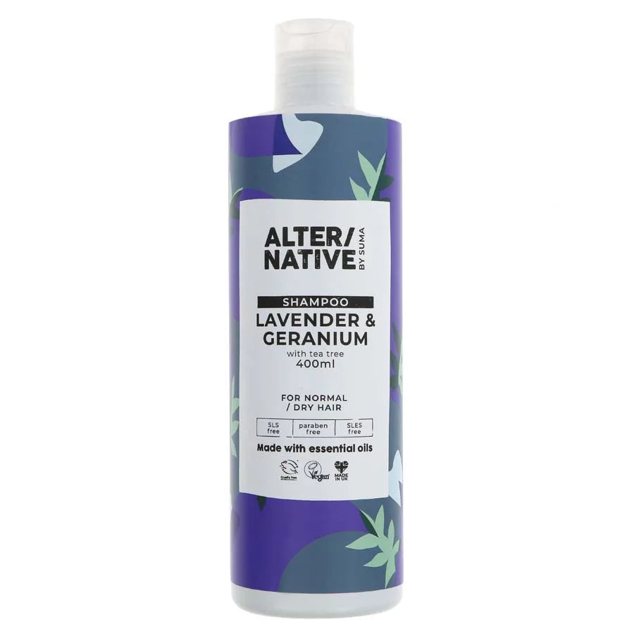 Alter/Native By Suma Lavender & Geranium Shampoo - 400ml