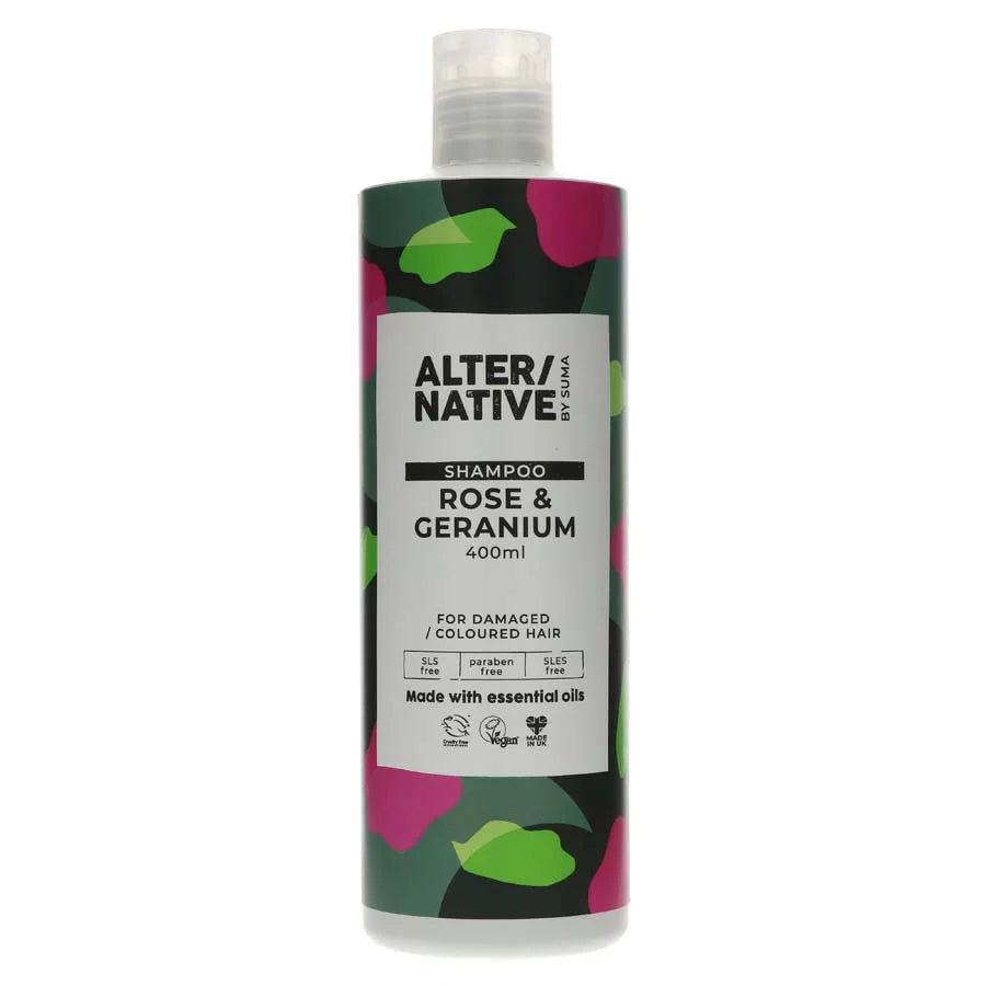 Alter/Native By Suma Rose & Geranium Shampoo - 400ml