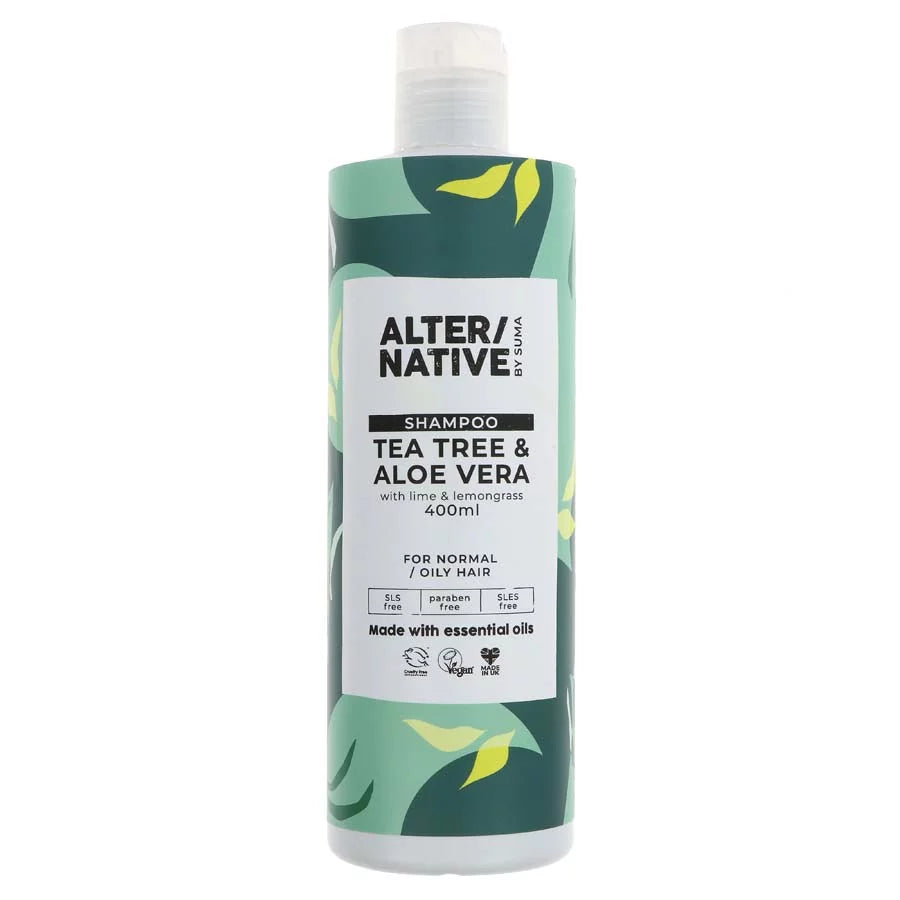 Alter/Native By Suma Tea Tree & Aloe Vera Shampoo - 400ml