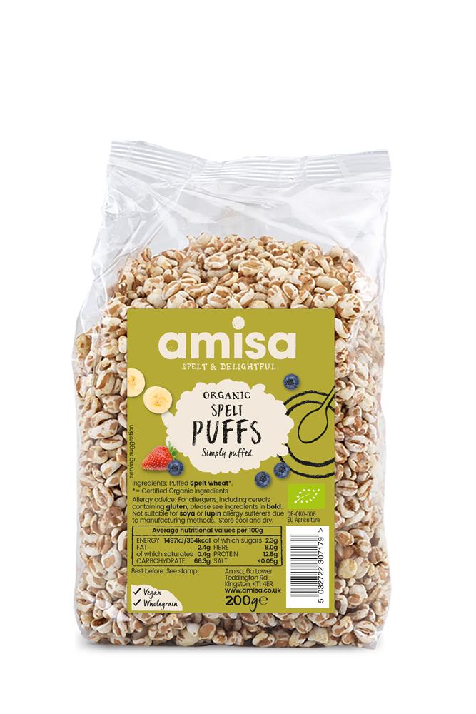 Amisa - Organic Spelt Puffs 200g