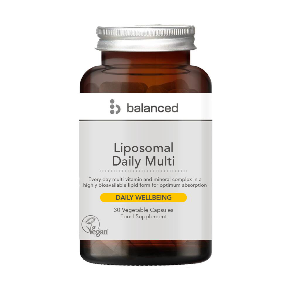 Balanced - Liposomal Daily Multi 30 Veggie Caps - Reusable Bottle