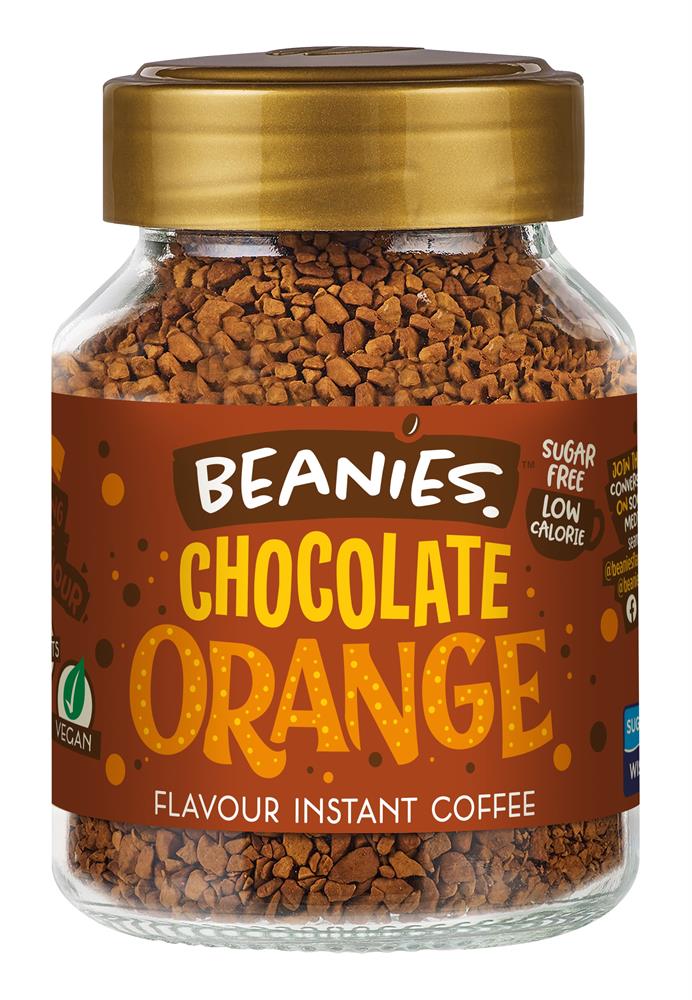 Beanies Coffee - Chocolate Orange Flavour Instant Coffee 50g