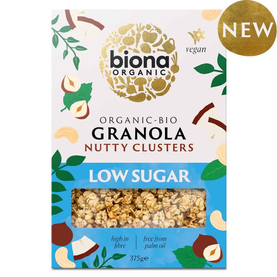 Biona Organic Low Sugar Granola Nutty Clusters