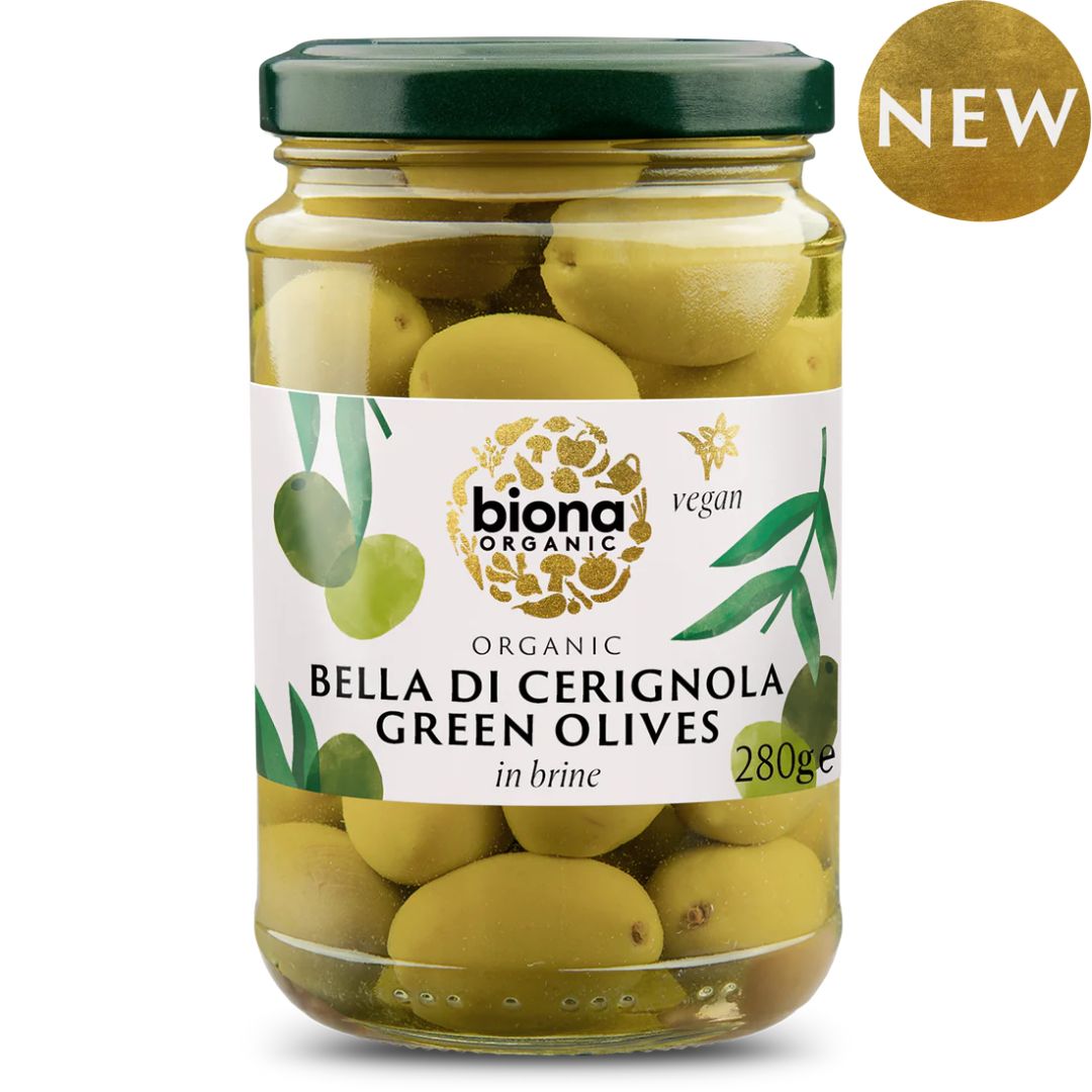 Biona Organic Bella Di Cerignola Olives In Brine