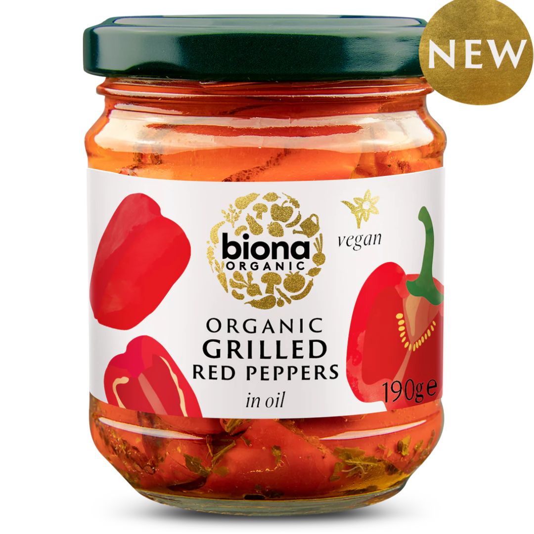 Biona Organic Grilled Red Peppers In Oil