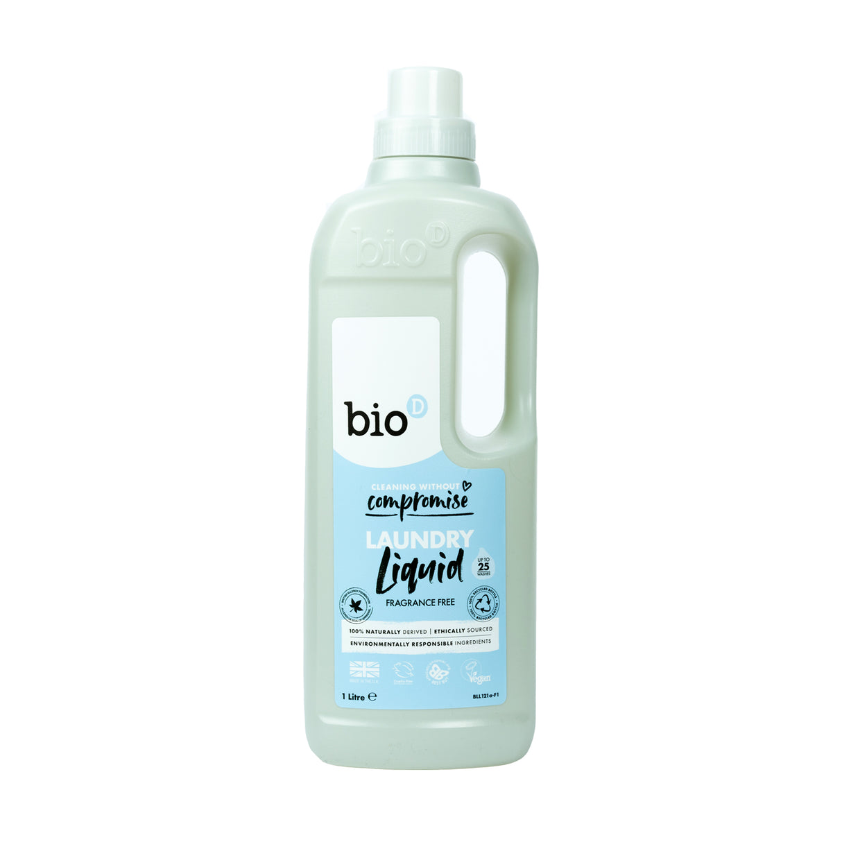 Bio D Laundry Liquid Fragrance Free 1L