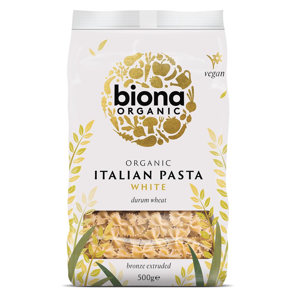 Biona Organic - Organic White Farfalle Pasta 500g