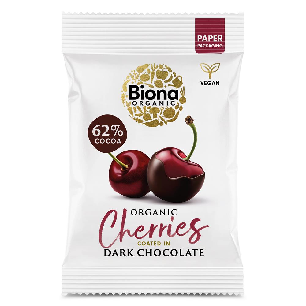 Biona Organic - Organic Dark Chocolate Cherries 90g