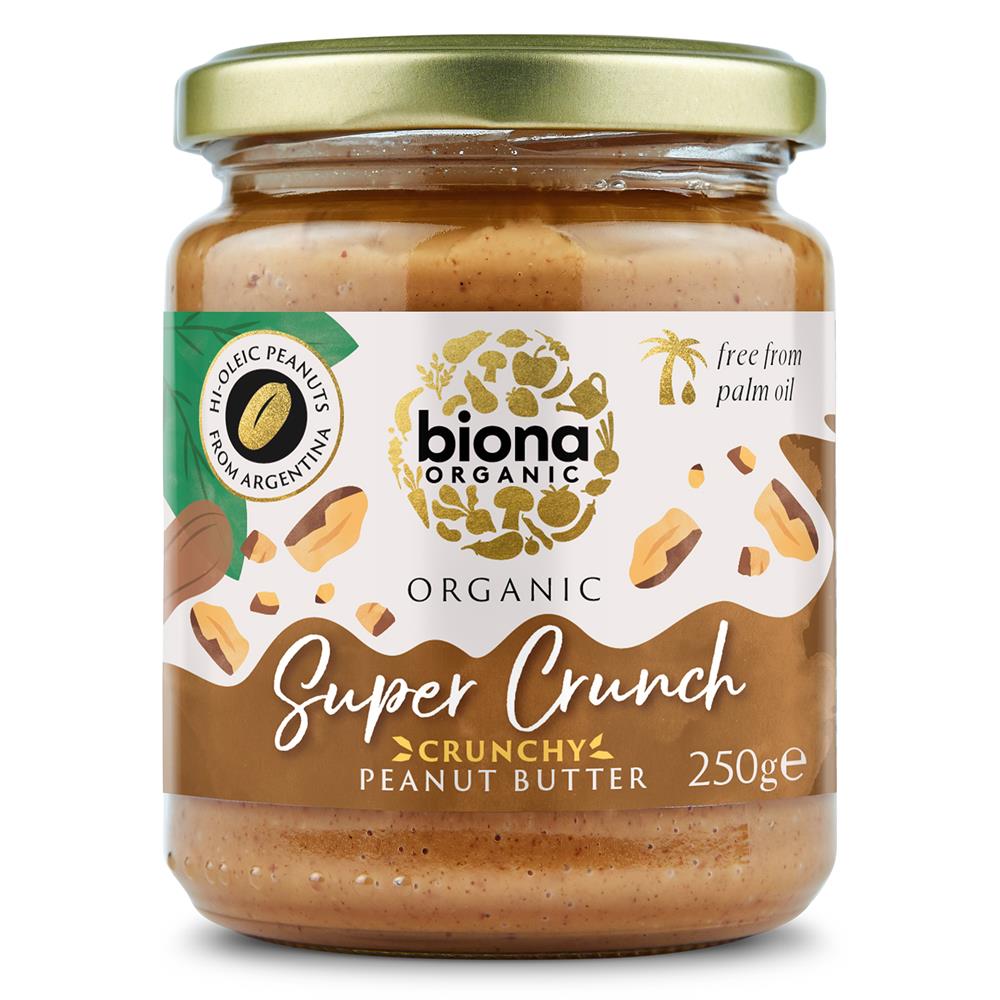 Biona Organic - Organic Hi Oleic Super Crunch Peanut Butter 250g
