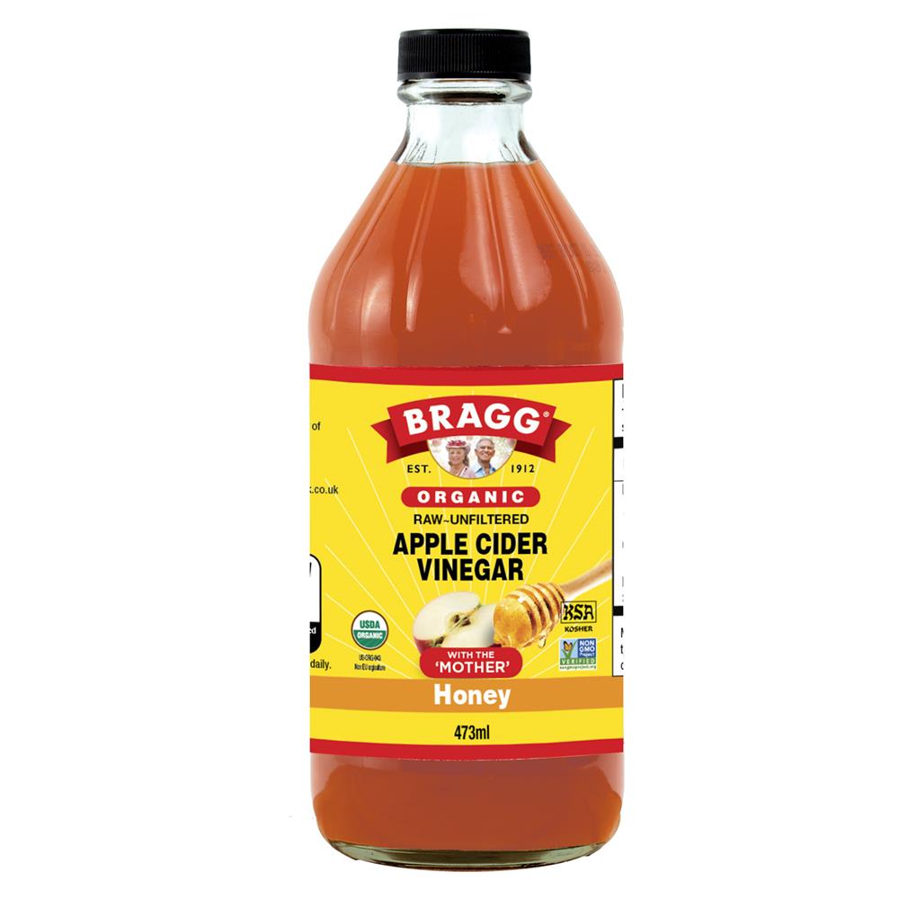 Bragg - Organic Apple Cider Vinegar & Honey 473ml
