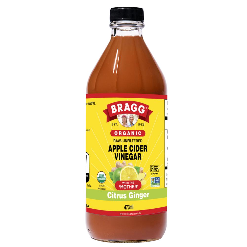 Bragg - Organic Apple Cider Vinegar with Citrus Ginger 473ml