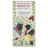 Bennetto Organic Chocolate Bar 70% Dark