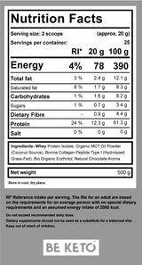 BeKeto Diet Keto Shake Natural Chocolate