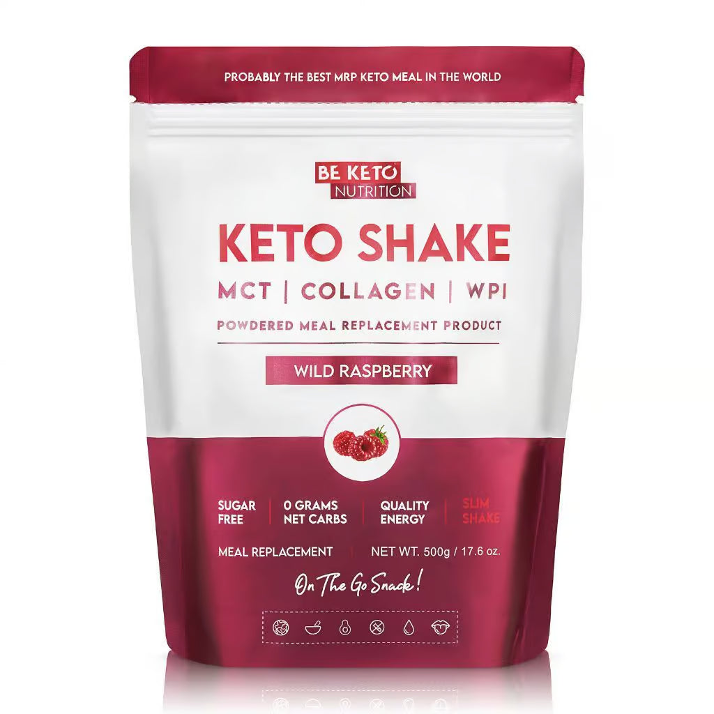 BeKeto Diet Keto Shake Wild Raspberry