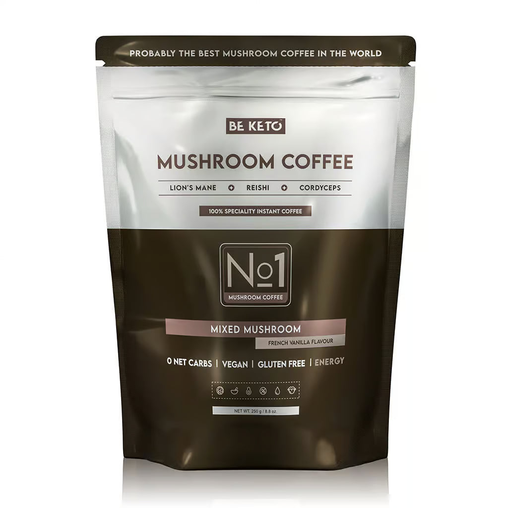 BeKeto Instant Coffee Mushroom - French Vanilla
