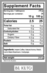 BeKeto Instant Coffee Mushroom - French Vanilla