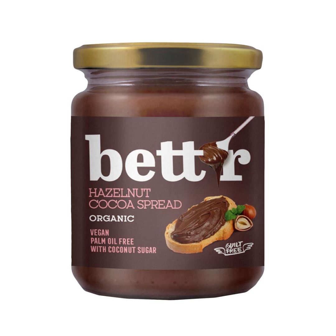 Bettr - Organic Vegan Hazelnut Cocoa Spread 250g