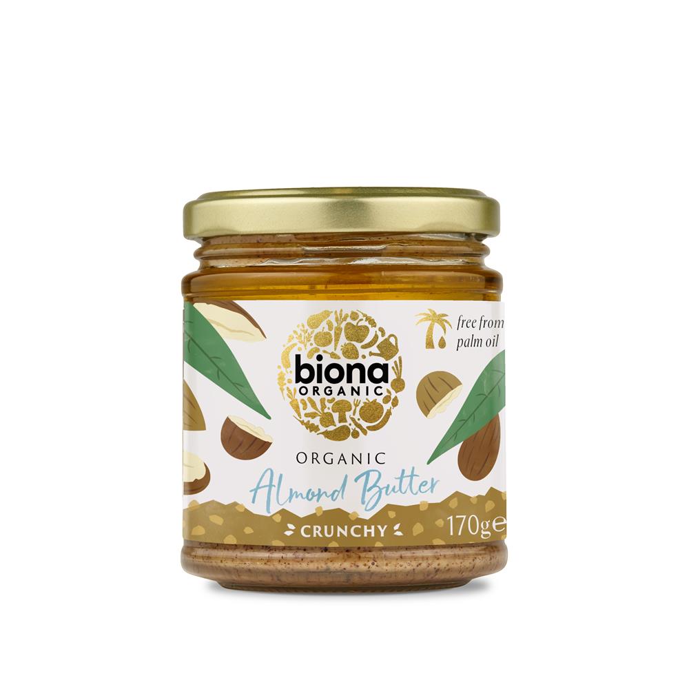 Biona Organic Almond Butter - Crunchy