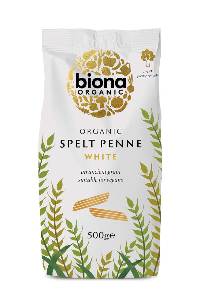 Biona Organic Spelt White Penne Pasta