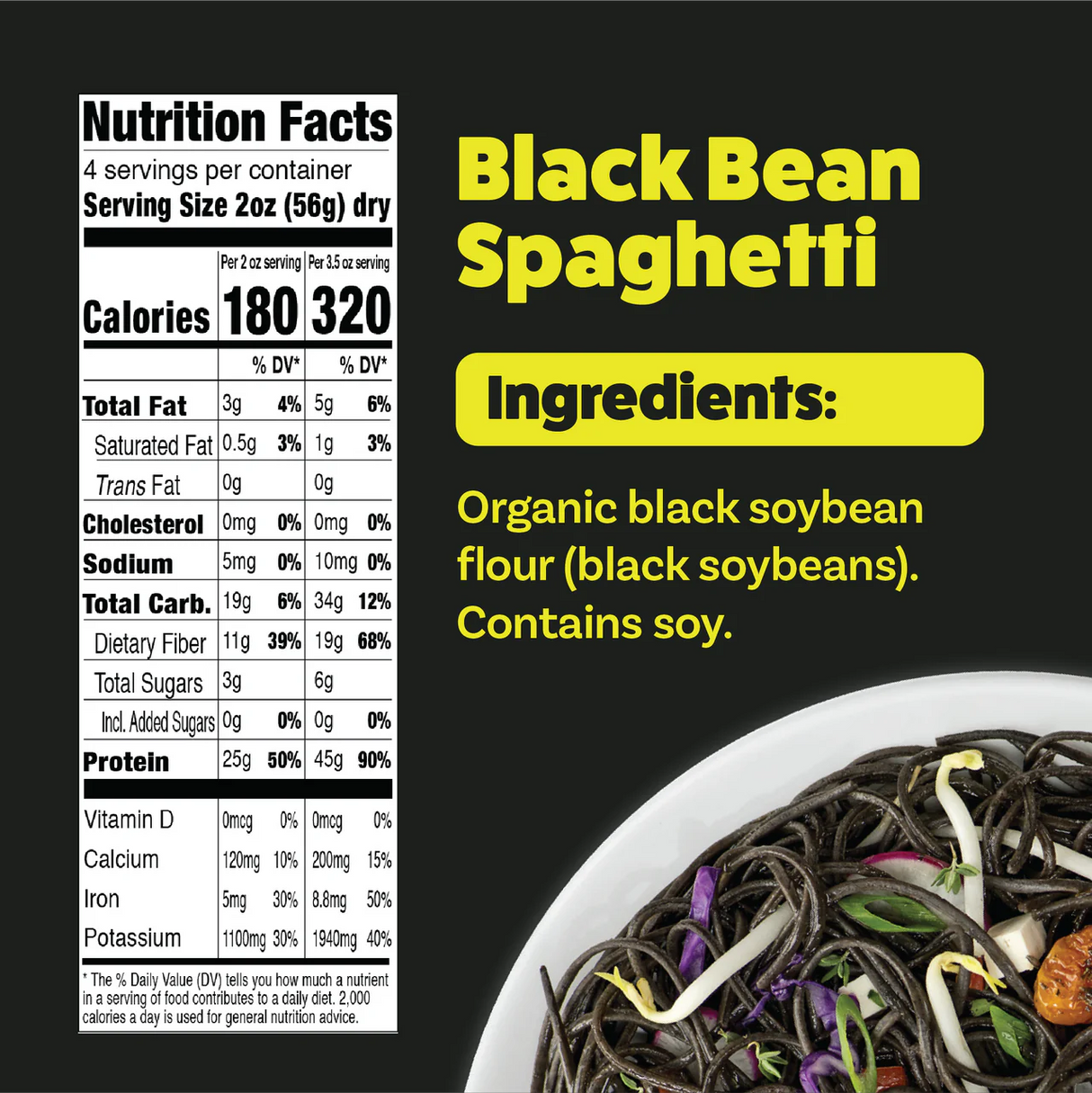 Explore Cuisine Organic Black Bean Spaghetti