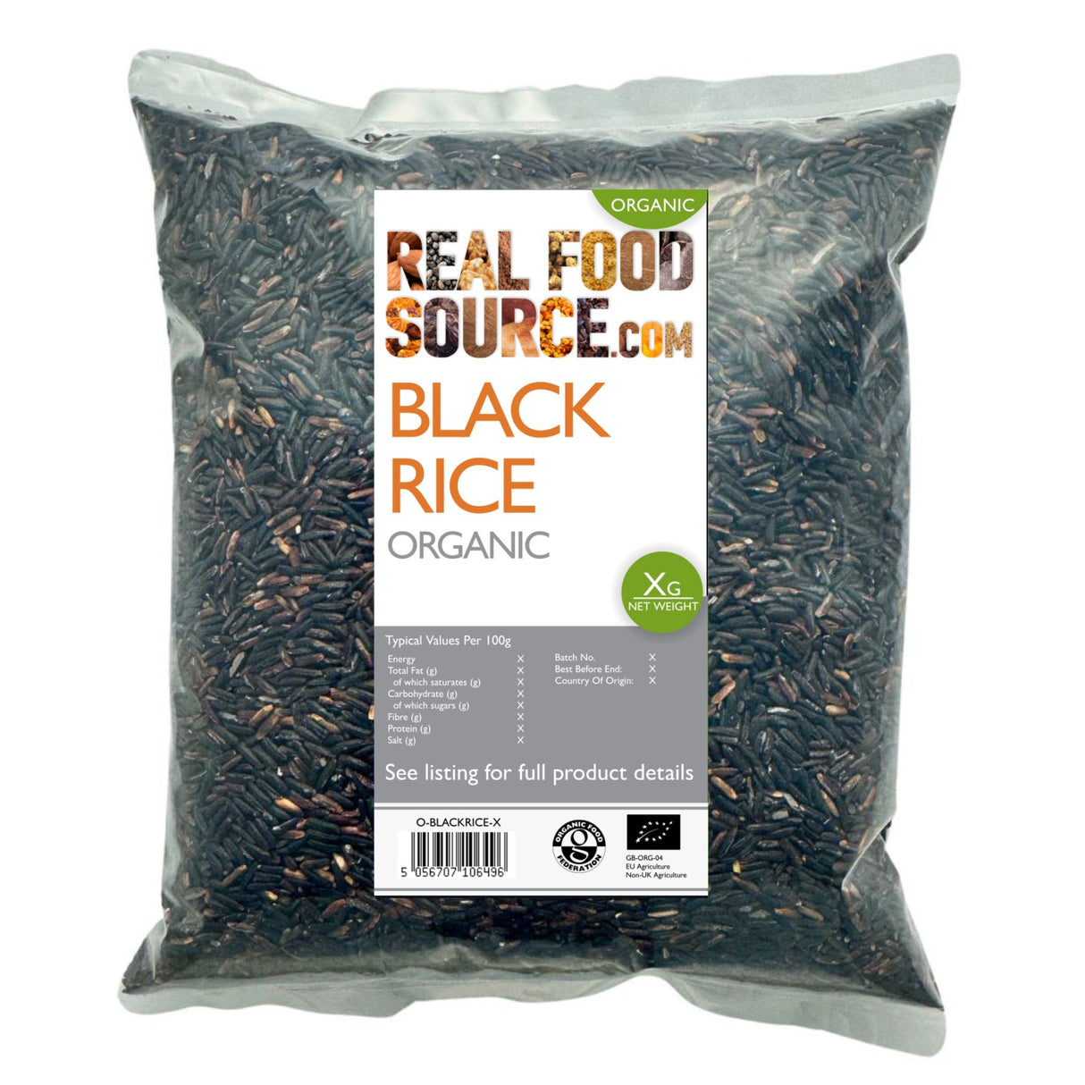 Black Rice, Organic
