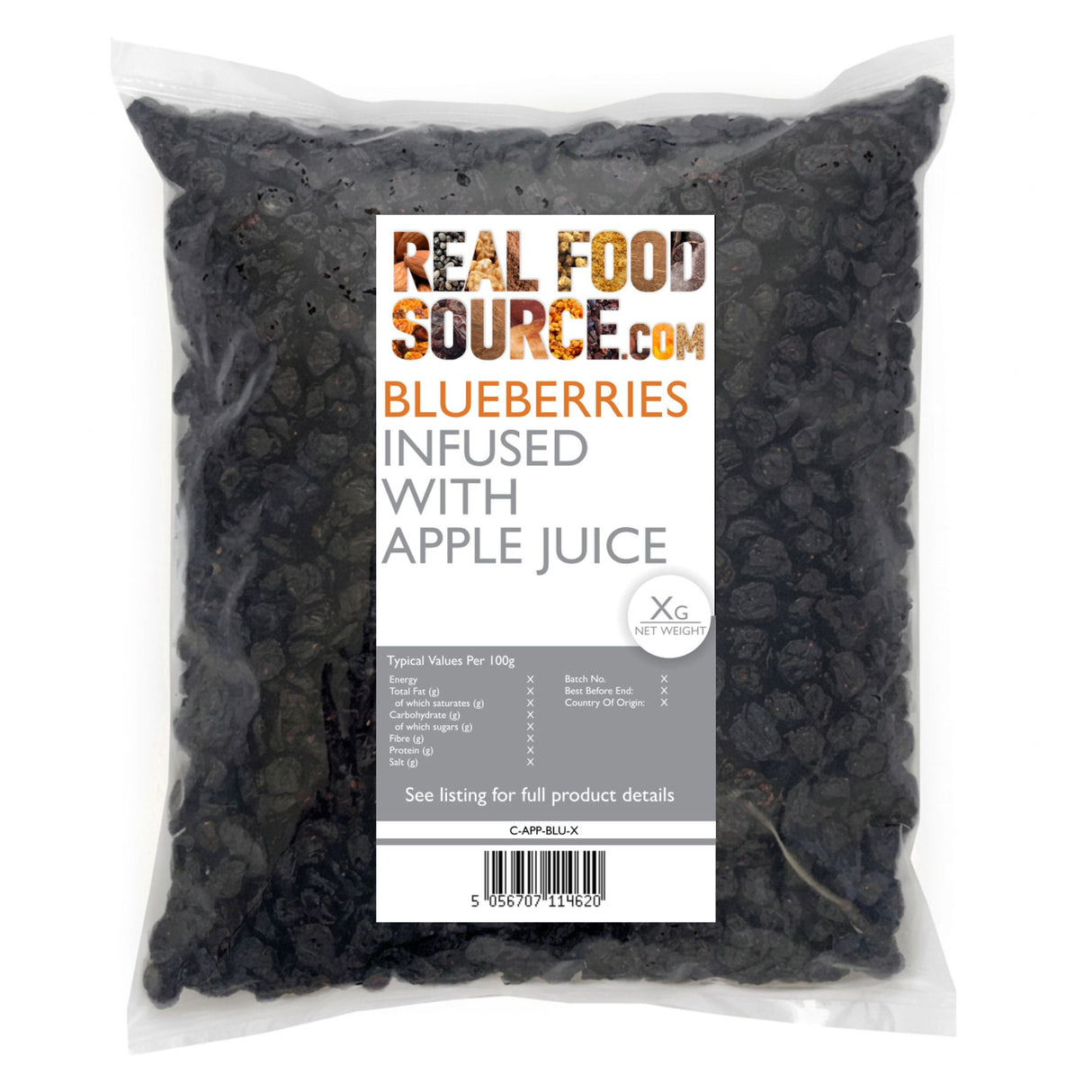 Blueberries Infused with Apple Juice