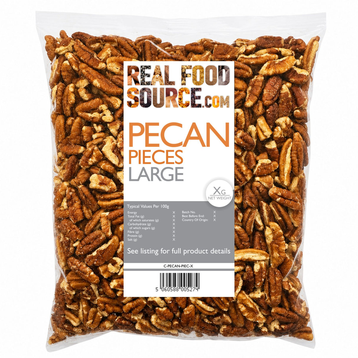 Pecan Pieces, Large