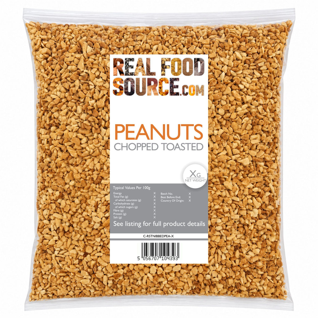 Peanuts, Chopped Toasted