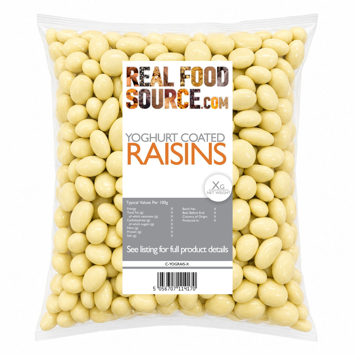 Yoghurt Coated Raisins