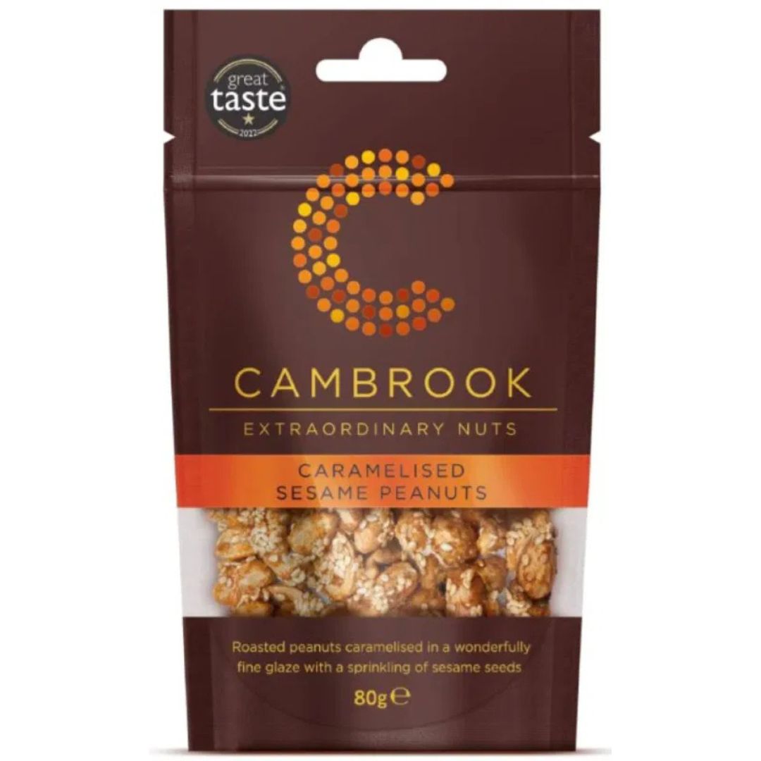 Cambrook - Caramelised Sesame Peanuts 160g ( 2 x 80g)