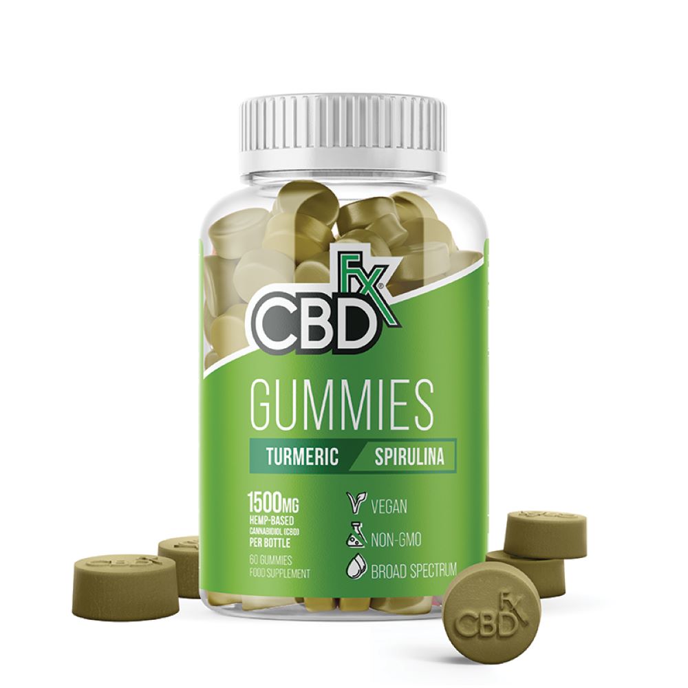 CBDfx Turmeric & Spirulina Gummies