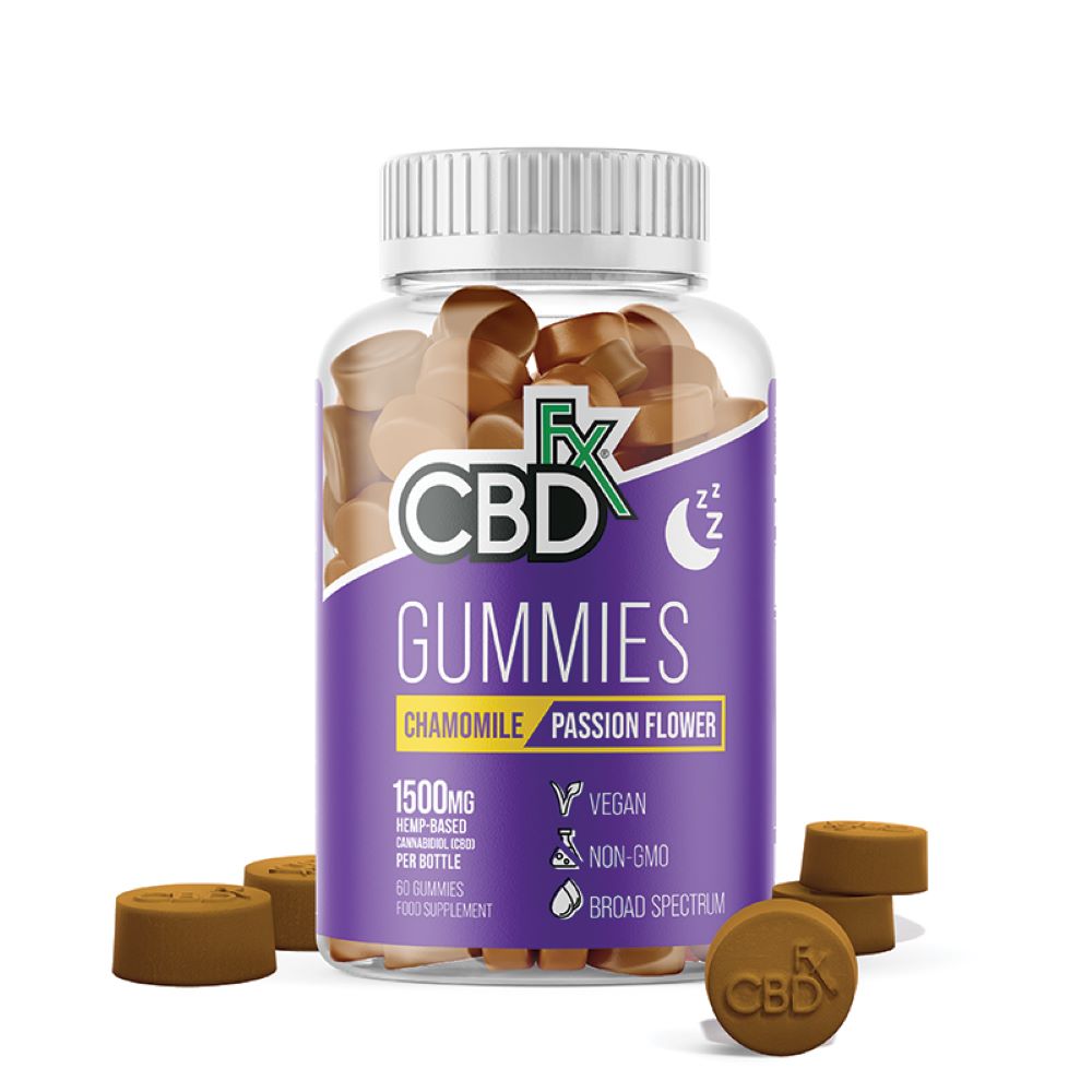 CBDfx Chamomile & Passion Flower Gummies