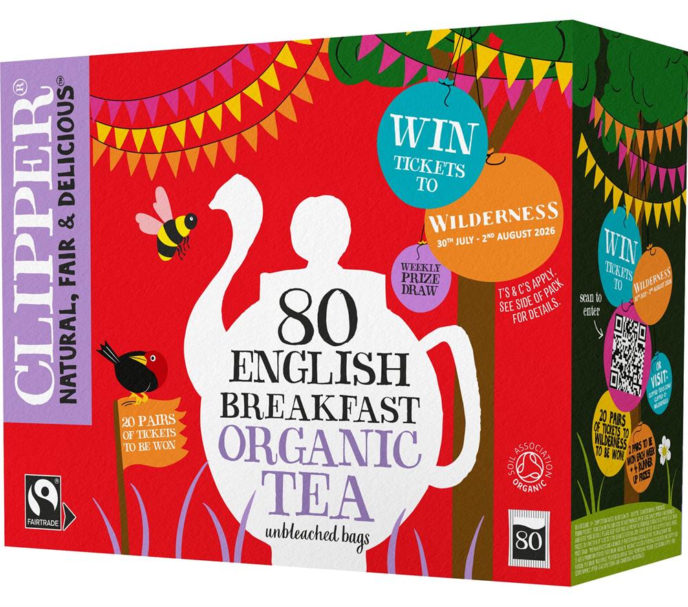 Clipper - Organic Fairtrade English Breakfast Tea 80 Bags