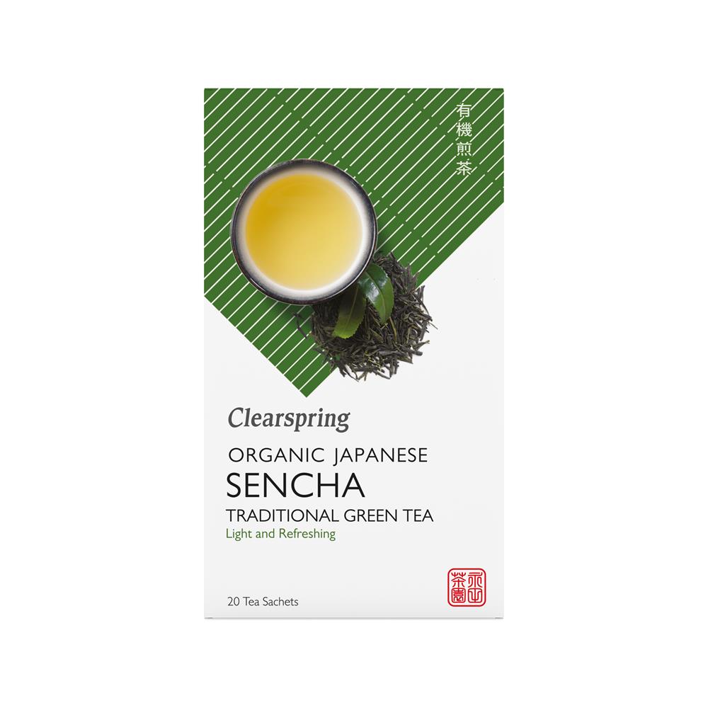 Clearspring Organic Japanese Green Tea Sencha tea bags