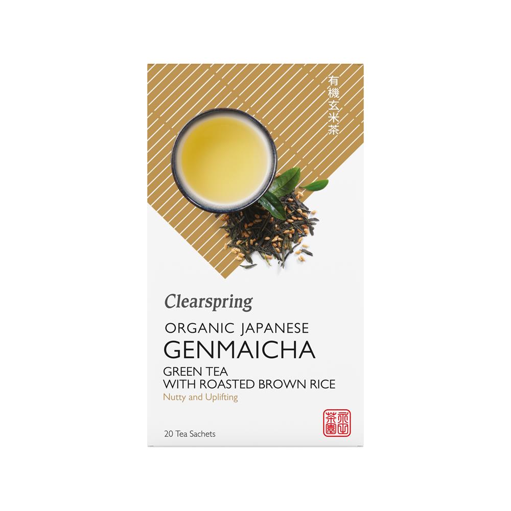 Clearspring Organic Japanese Genmaicha Green Tea Bags