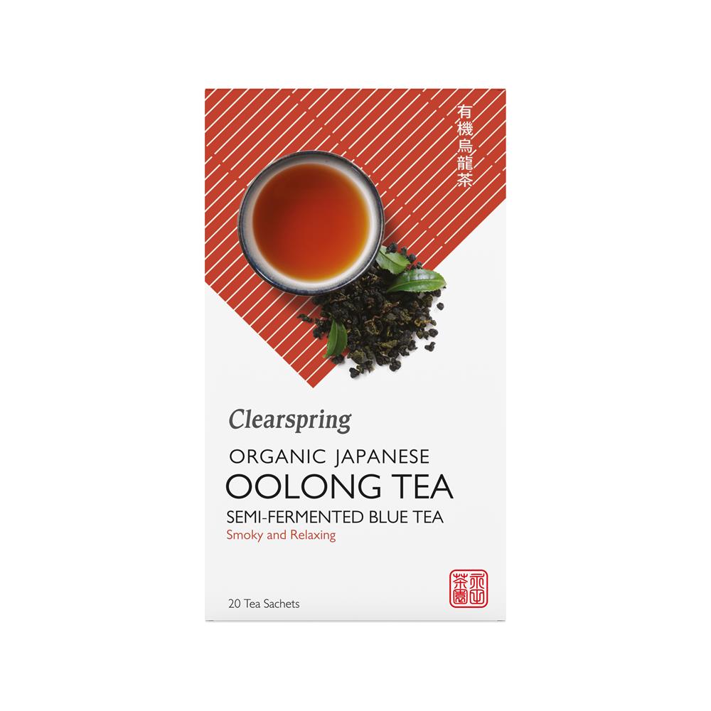 Clearspring Organic Japanese Oolong Tea Semi-Fermented Blue Tea Bags