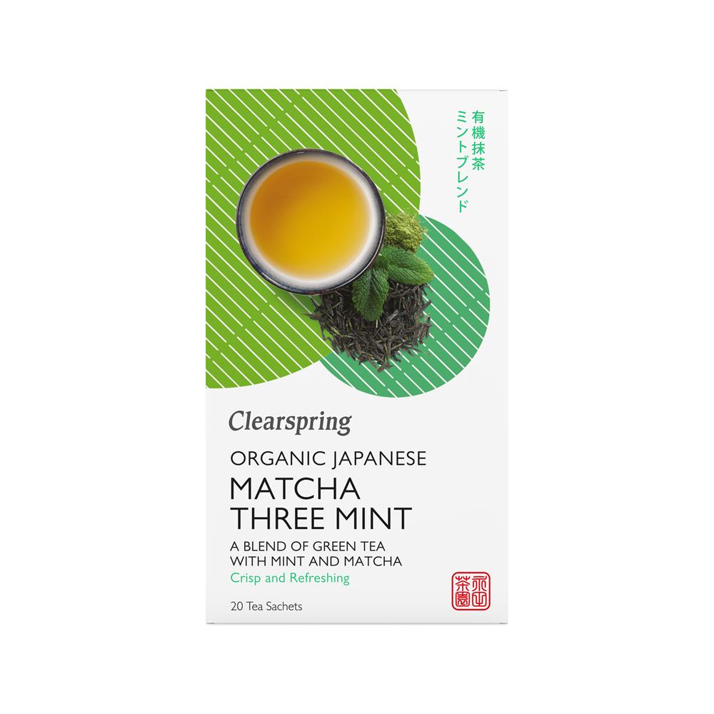 Clearspring Organic Japanese Matcha Three Mint Tea Bags