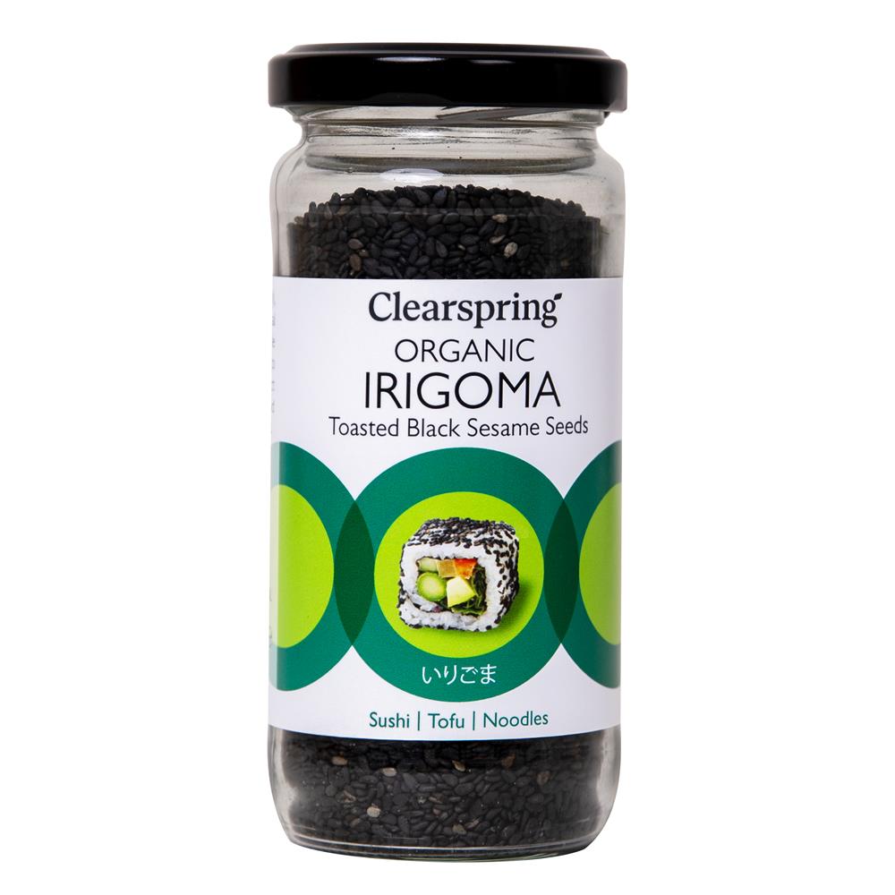 Clearspring Organic Irigoma - Toasted Black Sesame Seeds