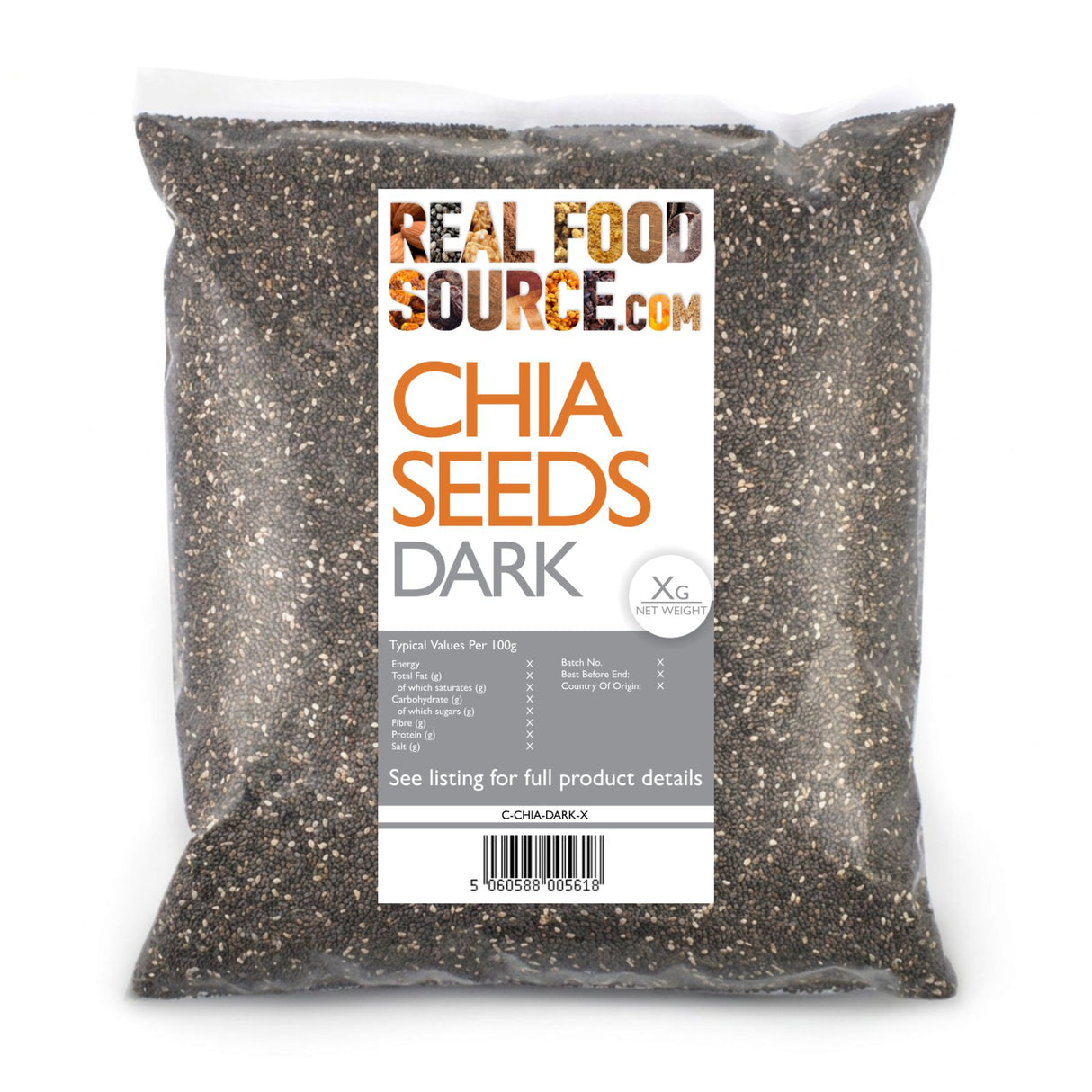 Chia Seeds, Dark