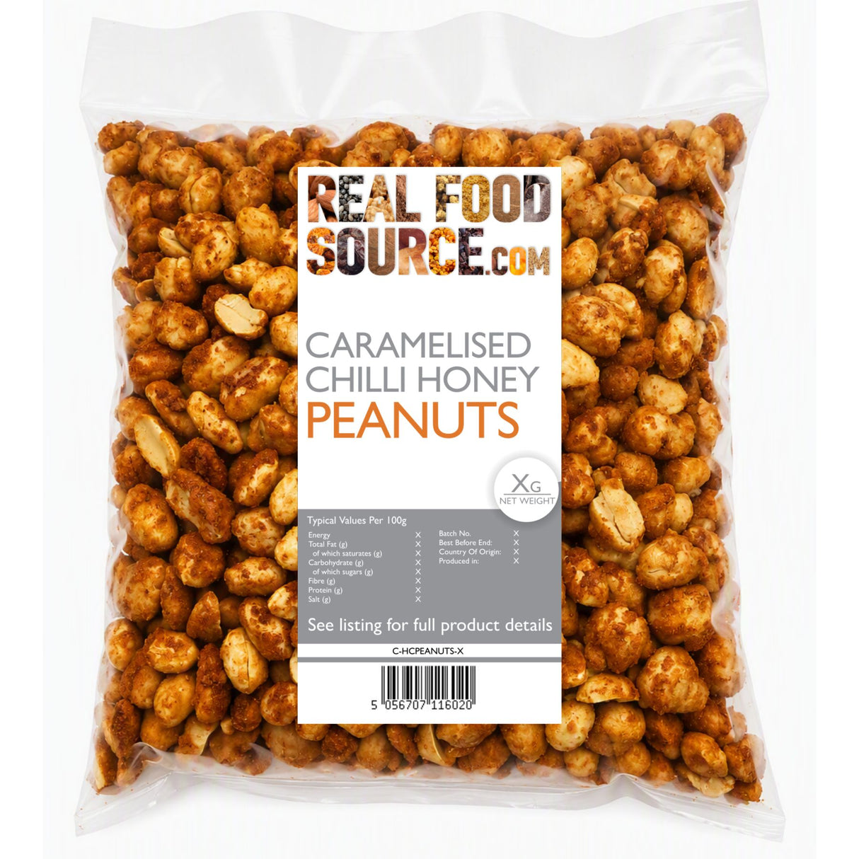 Caramelised Chilli Honey Peanuts