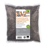Chocolate Couverture Drops 67%, Organic Coconut Sugar